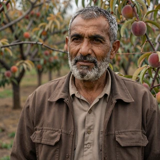Ibrahim, a 67-year-old stone fruit orchard farmer from Columbus Ohio