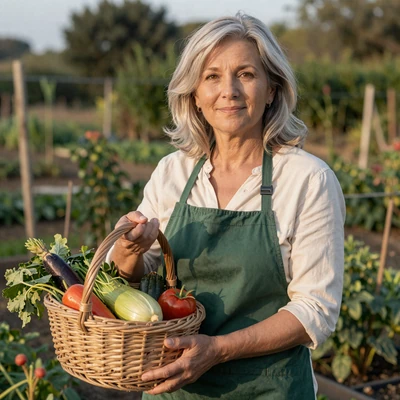 Susan, 59, Illinois organic vegetable farmer and rural single