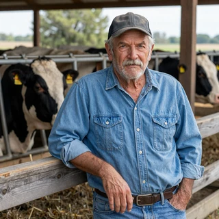 Hank, 70, California Tulare County dairy and hay farmer profile photo