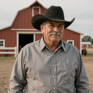 Cal, a 66-year-old small-acreage cattle rancher from Guthrie Oklahoma