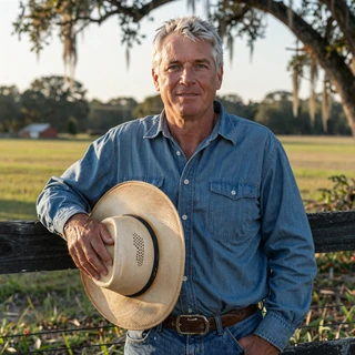 Wade, 66, North Florida cattle and hay farmer profile photo