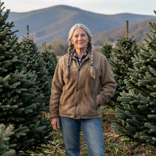 Marla, 62, western North Carolina Christmas tree and apple farmer profile photo