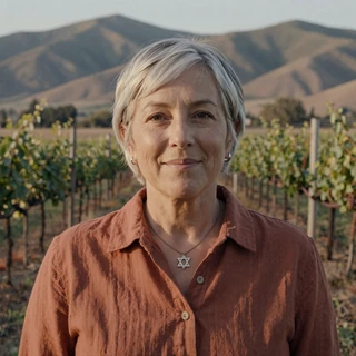 Miriam, a 63-year-old Jewish vineyard owner from Boulder Colorado