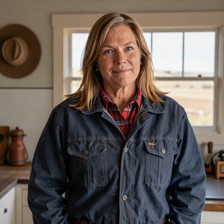 Della, a 61-year-old ranch cook and cattlewoman from Sheridan Wyoming