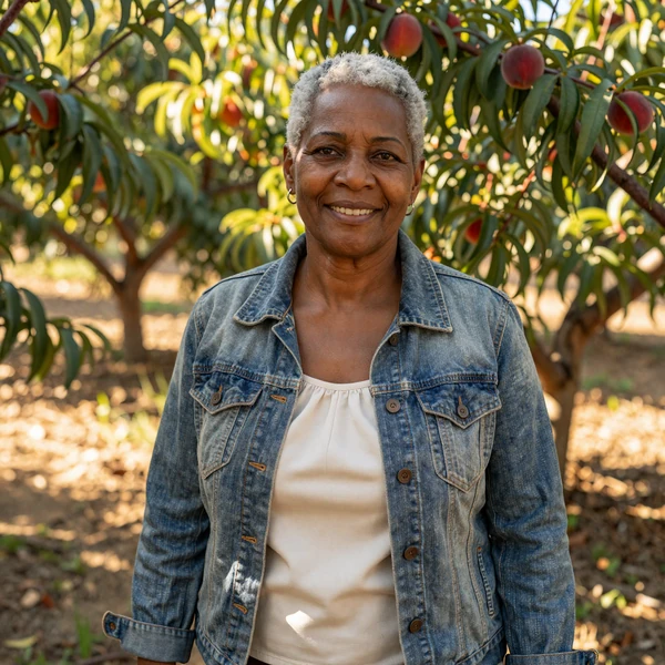 Yvonne, a 61-year-old peach and produce farmer from Macon Georgia