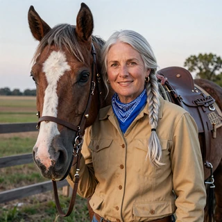 Karen, 62, Western Iowa row crop farmer with horses on SeniorDatingSenior
